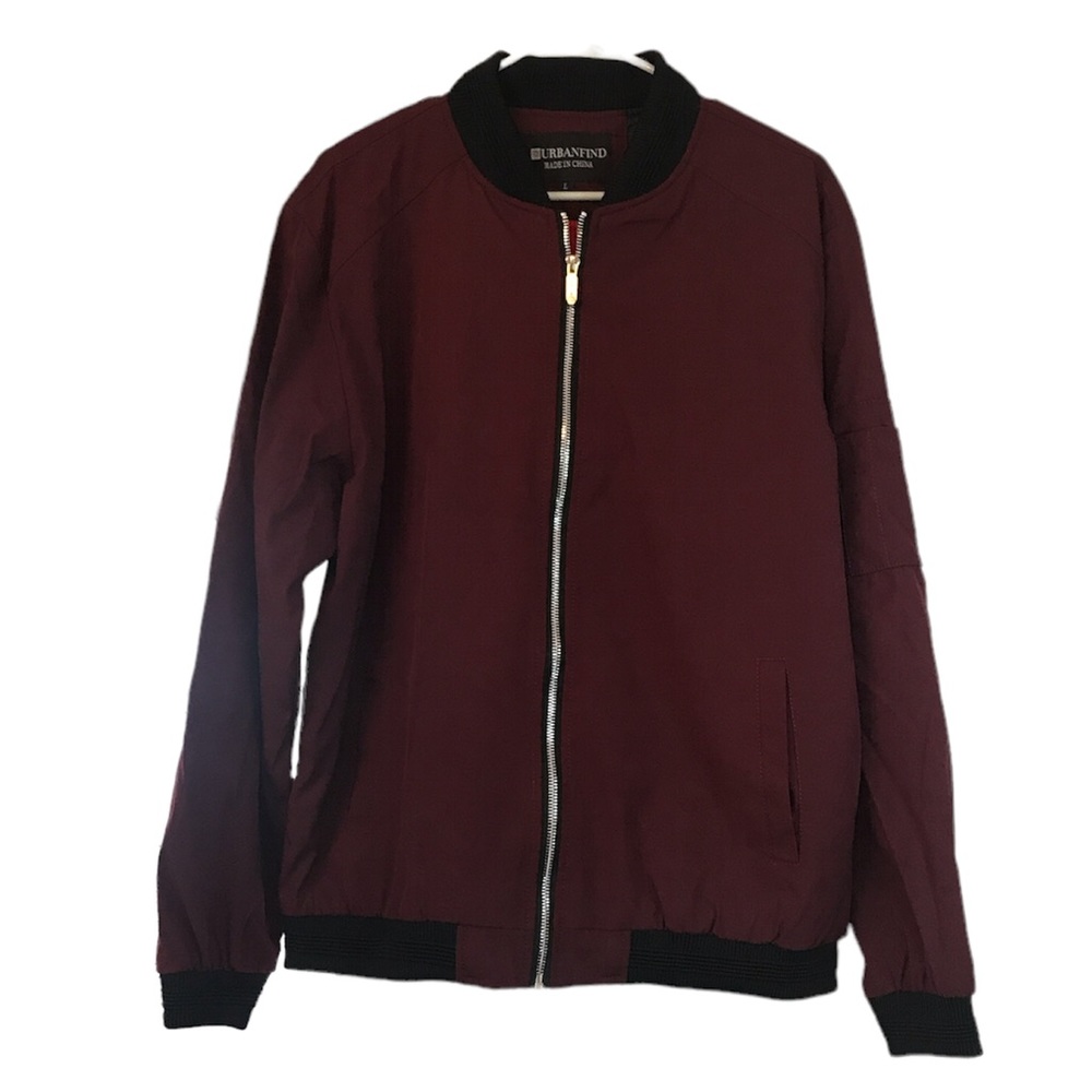 Urbanfind Mens slim fit lightweight sportswear jacket casual bomber jacket